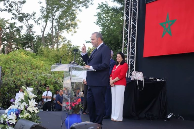 فرنسا تؤكد التزامها بدعم مغربية الصحراء Christophe lecourtier ambassade france rabat fete national.1.jpeg